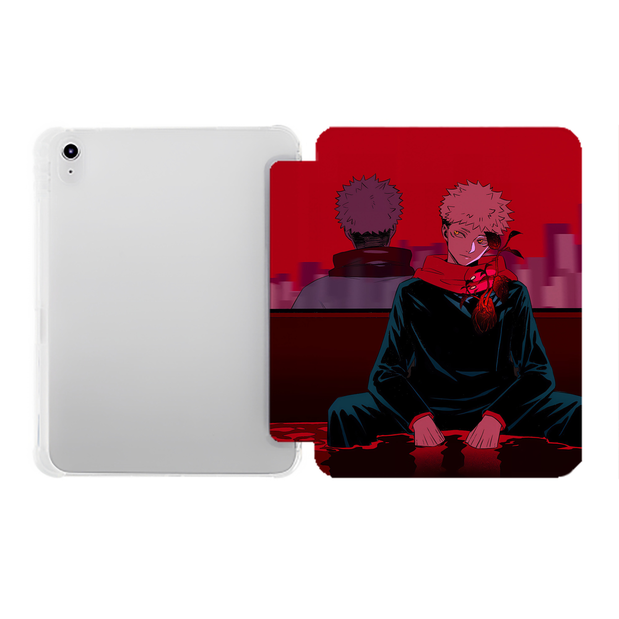（画像用） SPY×FAMILY间谍家家酒 IPad ケース ペン収納付き 三つ折りスタンド PUレザー×シリコン 対応機種9.5/10.5/10.9インチ